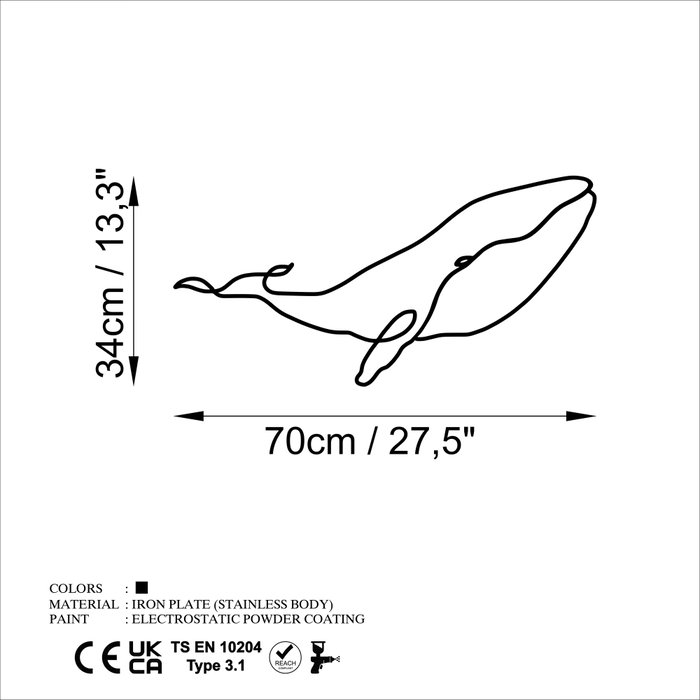 Wallity Whale - L Negro